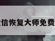 微信恢复大师免费版