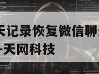 怎样找回聊天记录恢复微信聊天视频呢-{技术在线接活}-天网科技